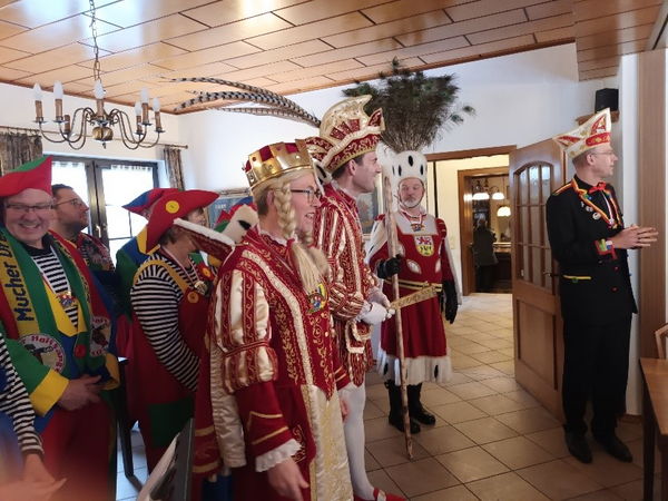 Mucher Dreigestirn beim Seniorennachmittag